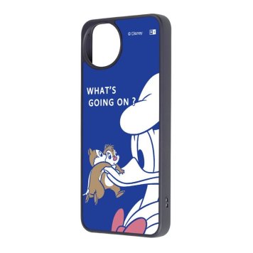AQUOS wish5 ディズニー / maru 衝撃吸収 バンパー ハイブリッドケース/チップ&デールとドナルド ※送料無料(ポスト投函)