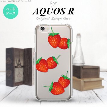 【SH03J】【スマホケース/スマホカバー】【アクオス R】SH03J スマホケース AQUOS R SH-03J カバー アクオス R 苺・イチゴ  nk-sh03j-041【メール便送料無料】