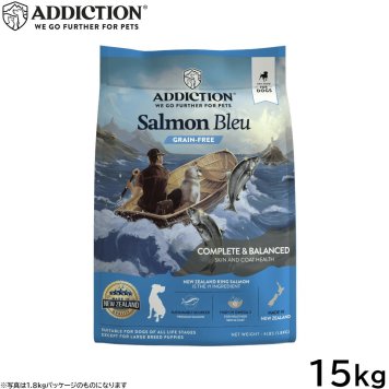 アディクション ADDICTION ドッグフード サーモンブルー グレインフリー 15kg 無添加 犬 ペット 穀物不使用