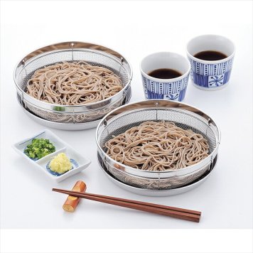 「鮮食派宣言」浅ザル＆トレーセット ミニ（19cm）箱入 OS-11B  キッチン キッチン雑貨  内祝 内祝い お祝 御祝 記念品 出産内祝い プレゼント 快気祝い 粗供養 引出物