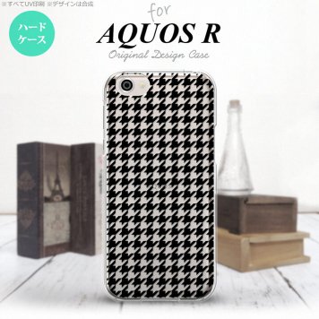 【SH03J】【スマホケース/スマホカバー】【アクオス R】SH03J スマホケース AQUOS R SH-03J カバー アクオス R 千鳥柄 黒クリア nk-sh03j-915【メール便送料無料】