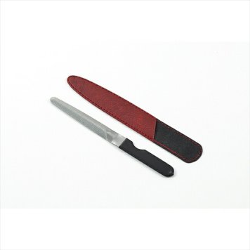 NAIL FILE 爪ヤスリ 甲丸型 カーブ付 ケース：赤  キッチン キッチン雑貨  内祝 内祝い お祝 御祝 記念品 出産内祝い プレゼント 快気祝い 粗供養 引出物