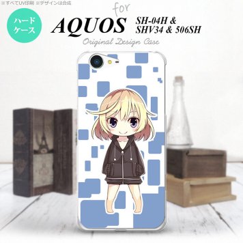 【SH04H】【スマホケース/スマホカバー】【アクオス ゼータ】SH04H スマホケース AQUOS ZETA SH04H カバー アクオス ゼータ キャラ2-A 青 nk-sh04h-1338【メール便送料無料】