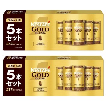 ネスカフェ　ゴールドブレンド　詰め替え　10本パック　エコ＆システムパック　レギュラー　詰め替え用　95g×10本（合計950g）約474杯分　バリスタ対応　コーヒー　ギフト　まとめ買い　ストック　オフィスでの補充