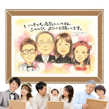 似顔絵 贈り物 サンクスボード プレゼント 名入れ ギフト 手描き サンクスボード 婚礼 感謝 披露宴 結婚式 親族 両親 新郎 新婦 名入れ 下書き確認 修正無料 そっくり 親孝行 サプライズ 宝物 感謝ボード 披露宴 思い出 婚礼 節目 オーダーメイド お祝いの品 お祝い返し イラスト ホワイトデー おしゃれ クリスマス 色紙 大人数 大量注文 感謝の品
