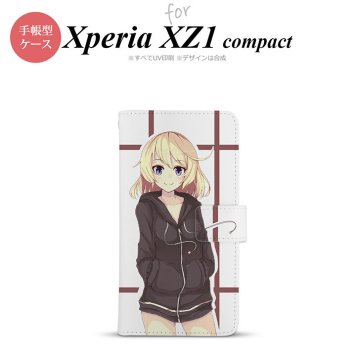 【手帳型 スマホ カバー ケース】【SO02K】【エクスペリア XZ1】手帳型 ケース SO-02K スマホ カバー Xperia XZ1 Compact エクスペリア キャラB 茶色 nk-004s-so02k-dr1331【メール便送料無料】