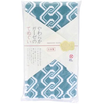 ジャパニーズスタイル 小紋 やわらかガーゼのてぬぐい よしわらつなぎ 約34×90cm JS-6145 1枚入 誕生日 女性 男性 女友達 男友達 プチギフト ※送料無料(ポスト投函)