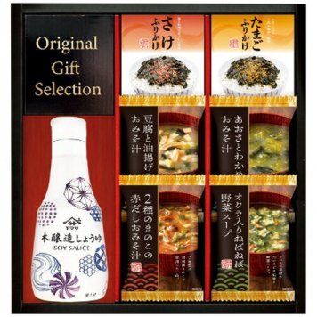 【送料無料・包装無料・のし無料】千寿堂 ヤマサ鮮度しょうゆ&フリーズドライバラエティセット CR-25(B5)ギフト 春 入学祝い 卒業祝い 就職祝い 結婚祝い 誕生日 出産祝い 引越祝い 香典返し 新盆 初盆 御礼 お中元 内祝い 快気祝い ご挨拶 志 法事