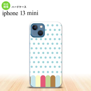 iPhone13mini iPhone13 mini ケース ハードケース クレヨン 青  nk-i13m-1433