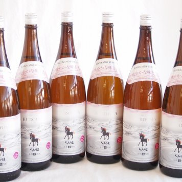 【6本セット】神楽酒造　国内産麦100%麦焼酎 くろうま　1800ｍｌ