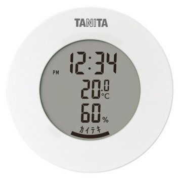【送料無料・包装無料・のし無料】タニタ デジタル温湿度計(丸型デザイン) ホワイト TT-585-WHギフト 敬老の日 入学祝い 卒業祝い 就職祝い 結婚祝い 誕生日 出産祝い 引越祝い 香典返し 新盆 初盆 御礼 お中元 内祝い 快気祝い ご挨拶 志 法事