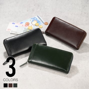 エチオピアンシープ・ラウンドジップ長財布