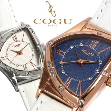 COGU コグ クオーツ レディース 腕時計 レザー BS02T 腕時計 ウォッチ 女性用 レディス lady's トライアングル 三角形型