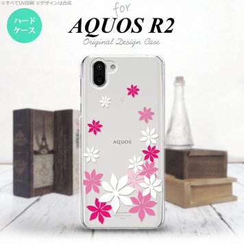 AQUOS R2 アクオス アール2 SH-03K SHV42 専用 スマホケース カバー ハードケース ティアレ ピンク nk-r2-1075[スマホ,スマホケース,スマホカバー,ケース,カバー,ジャケット]