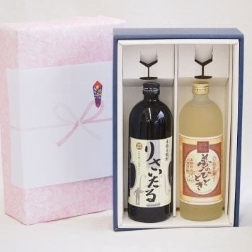 本格麦焼酎贈り物ギフトボックスセット 麦焼酎りさいたる27°(大分県)720ml麦焼酎夢のひととき25°(大分県)720ml