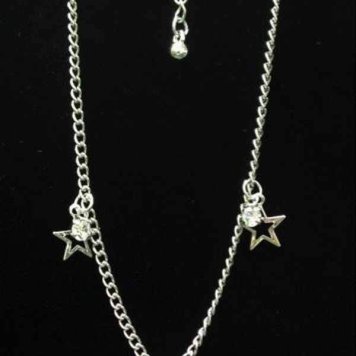 アンクレット レディースアクセサリー アクセサリー ファッション ラインストーン付き 抜き星 星パーツ ラインストーン Ladys Necklace Brace 楽器 音符モチーフ アクセ 足首 アクセサリ レディース 女性 女性用 石 星 スター 音符 音楽 ミュージック ストーン おんぷ