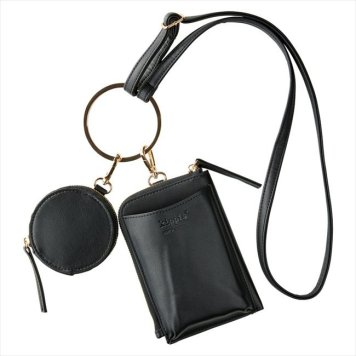 キッピス 2連ショルダーバッグ（ブラック）　 KP-22235126  内祝 内祝い お祝 御祝 記念品 出産内祝い プレゼント 快気祝い 粗供養 引出物