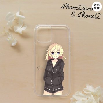 iPhone12/iPhone12pro iPhone12 / iPhone12pro スマホケース ソフトケース 女の子 A クリア メンズ レディース nk-i12-tp1321