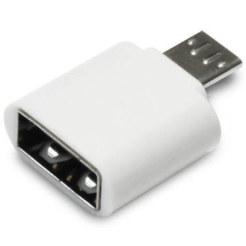 日本トラストテクノロジー 【メール便での発送商品】OTG USB(A)→MicroUSB変換コネクター ホワイト OTGU2M-WH