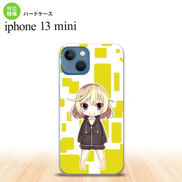 iPhone13mini iPhone13 mini ケース ハードケース 女の子 C 黄  nk-i13m-1336