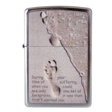 ZIPPO ジッポー ライター FOOTPRINT IN SAND フットプリントインサンド 28180 アウトドア レジャースポーツ