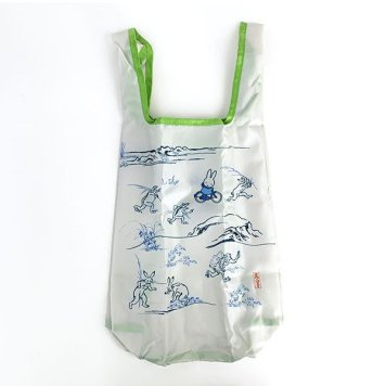 ミッフィー ｍiffy ｍiffy×鳥獣戯画 エコバッグ 自転車 ショッピングバッグ  グッズ  (MCOR)