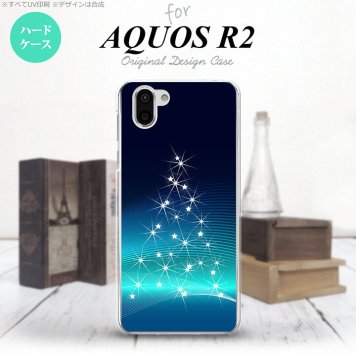 AQUOS R2 アクオス アール2 SH-03K SHV42 専用 スマホケース カバー ハードケース ライトツリー 青 nk-r2-629[スマホ,スマホケース,スマホカバー,ケース,カバー,ジャケット]