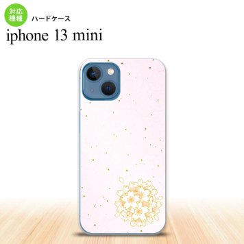 iPhone13mini iPhone13 mini ケース ハードケース 和柄 サクラ ピンク  nk-i13m-1271