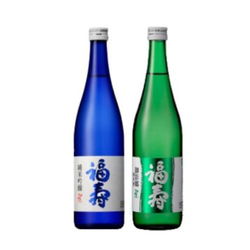 【送料無料!(北海道・沖縄は別途送料)】清酒【福寿】純米・純米吟醸 各720ml 飲み比べセット /日本酒/ノーベル賞/福壽 / 父の日/晩餐会