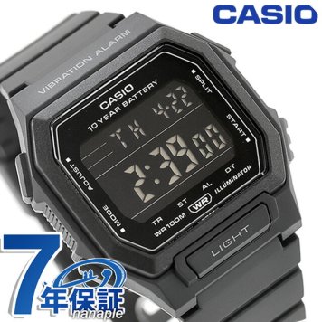 カシオ チープカシオ CASIO STANDARD クォーツ 電池式 W-738H-1BV 海外モデル メンズ チプカシ 腕時計 ブランド デジタル ブラック 黒