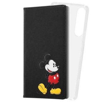 Xperia 5 IV 『ディズニーキャラクター』/手帳型 FLEX CASE ポップアップ/ミッキーマウス ※送料無料(ポスト投函)