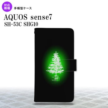 sense7 sense7 手帳型スマホケース カバー ツリー 緑 2022年 11月発売 nk-004s-sens7-dr626