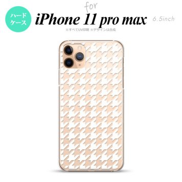 iPhone11ProMax iPhone11pro max スマホケース ハードケース 千鳥 格子 大 白 クリア メンズ レディース nk-i11pm-929