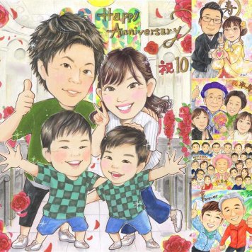 結婚10周年のお祝いに、飾って楽しめる似顔絵をお届けします。 似顔絵 結婚記念日 ギフト 名入れ 贈り物 プレゼント 手描き 結婚10周年 お祝い 記念 周年記念 ご両親 家族 夫婦 名入れ 下書き確認 修正無料 一生もの 親孝行 似てる サプライズ 宝物 記念日 10周年 一生もの 感謝 メモリアルギフト お祝いの品 還暦祝い 初任給 米寿祝い バレンタインデー 卒寿祝い ハロウィン 百寿祝い