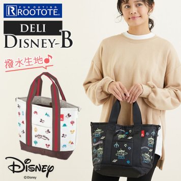 ルートート ディズニー 通販 トートバッグ レディース ブランド ROOTOTE LT デリ Disney-B はっ水 撥水 通勤 通学 サブバッグ 手提げ 大人 かわいい ミニトート 手提げ キッズ 子ども ミッキー TOY STORY トイストーリー エイリアン キャラクター モチーフ おでかけ DELI