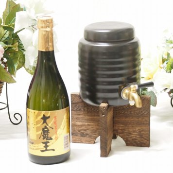 緊急福袋10セット限定 本格焼酎サーバー1000cc(18cm×24cm 1kg)本格芋焼酎 大魔王 720ml 焼酎サーバー説明書付