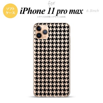 iPhone11ProMax iPhone11pro max スマホケース ソフトケース 千鳥 格子 小 黒 クリア メンズ レディース nk-i11pm-tp915