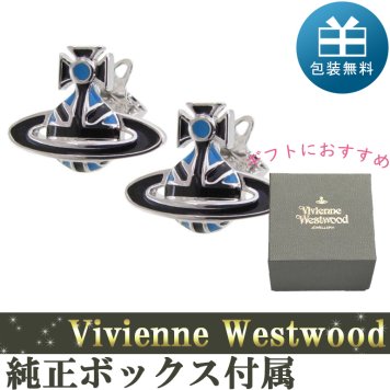 ヴィヴィアンウエストウッド Vivienne Westwood ピアス ジャックエナメルピアス シルバー×ブラック 誕生日 成人祝い 成人式 彼女 娘 妻 女性 アクセサリー