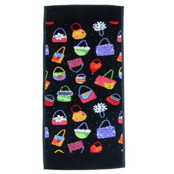 フェイラー タオル FEILER ゲストタオル 37cm×80cm CRAZY BAGS クレイジーバッグ ブラック 誕生日 結婚祝い 結婚式 バレンタイン 高級 ホワイトデー 父の日 母の日