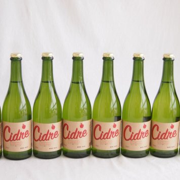 8本セット(長野県産りんご スペイン風シードル ストロングサワー 辛口) 750ml×8本