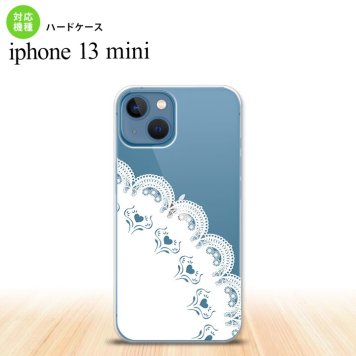 iPhone13mini iPhone13 mini ケース ハードケース レース A 白  nk-i13m-721