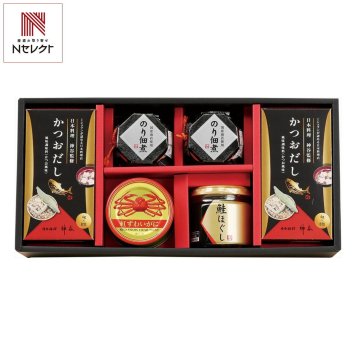 日本料理 神谷 監修 海の恵 詰合せ ギフトセット 4種 計6点入 だし 佃煮 鮭ほぐし 詰め合わせ【北海道・沖縄県・離島 配送不可】