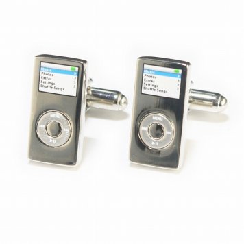 鎌倉カフス工房 iPod nano・ カフスボタン・カフリンクス メンズ  ew072 結婚式 旦那 プレゼント ギフト 彼氏 父の日 誕生日プレゼント