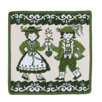 フェイラー ハンカチ FEILER ハンドタオル フェイスタオル タオルハンカチ 25cm TRADITIONAL COSTUMES トラディショナルコスチューム グリーン 【スペシャルラッピング660円(別売り)】 誕生日 結婚祝い 結婚式 結婚記念日 出産祝い バレンタイン 高級 ホワイトデー 母の日