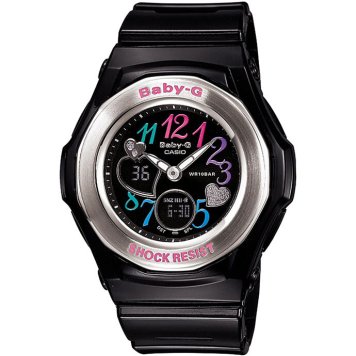 BABY-G 腕時計 ベビージー ベイビーG 時計 ウォッチ CASIO カシオ 海外モデル アナデジ カジュアル ブラック レディース BGA-101-1BJF [国内正規品] 誕生日 プレゼント ギフト 入学祝い 社会人 新生活 母の日 父の日