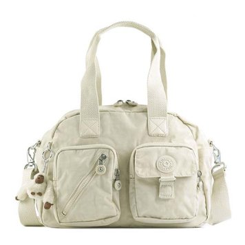 キプリング Kipling ボストンバッグ K13636 W44 DEFEA ディフィア 2way ショルダーバッグ 斜めがけバッグ TILE WHITE ホワイトクリーム系