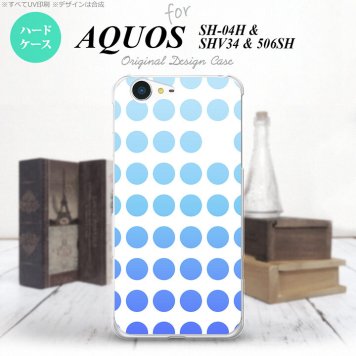 【SH04H】【スマホケース/スマホカバー】【アクオス ゼータ】SH04H スマホケース AQUOS ZETA SH04H カバー アクオス ゼータ 水玉 青 nk-sh04h-1376【メール便送料無料】