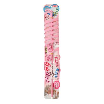 ペッツルート カシャカシャひもじゃらし ピンク