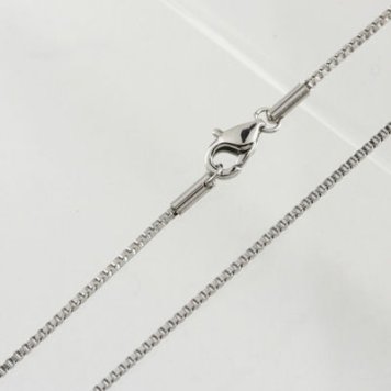 Pure ピュア ステンレス ベネチアン チェーン ネックレス ペンダント 40cm 1.2mm pnc-210