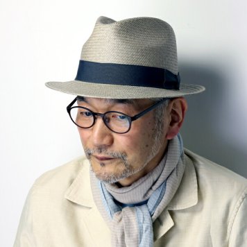 セラノハット パナマハット SERRANO HAT パナマ帽 エクアドル産 メンズ 春夏 大きいサイズ 帽子 中折れ 紳士 ハンドメイド ティアドロップ型 ストローハット りぼん 無地 コーデ M L XL 灰色 グレー 父の日ギフト プレゼント 敬老の日
